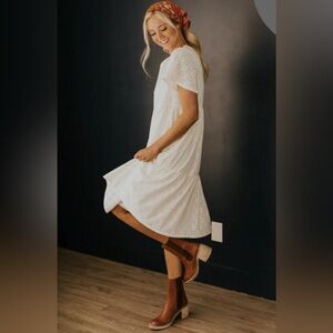 Roolee Leonora Eyelet Dress